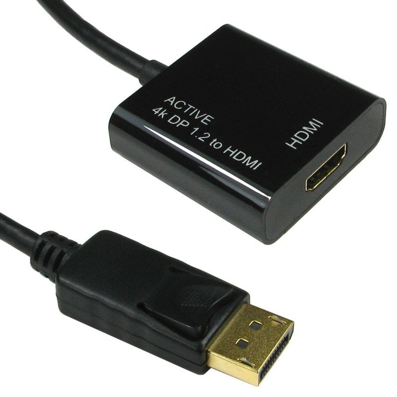 DisplayPort 1.2 to HDMI Active Adapter Cable 4K