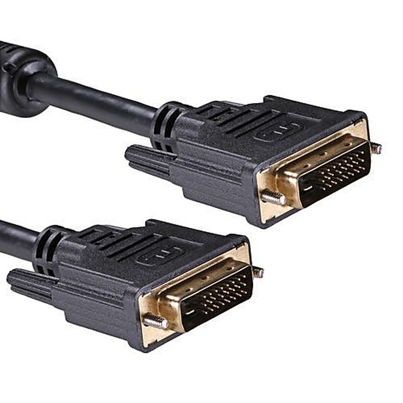 DVI-D Dual Link Monitor Cable 24+1 Black