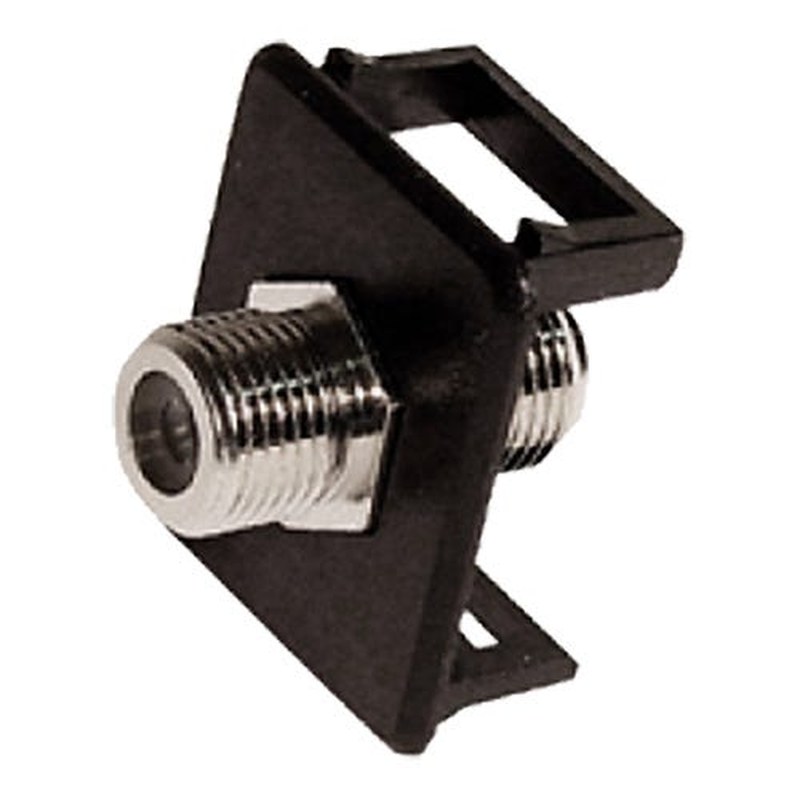 F Type Coupler Insert for Modular AV Patch Panel