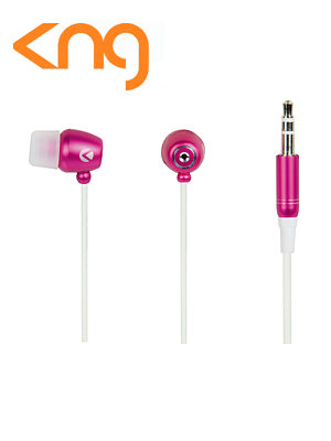KNG Cyclone Pink Inner Tornado Earphones KNG-2150