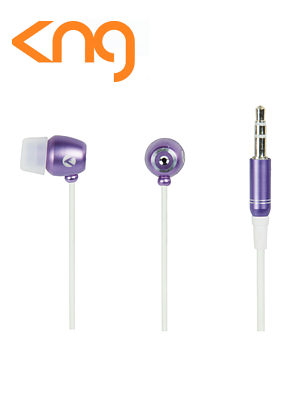 KNG Cyclone Purple Inner Tornado Earphones KNG-2110