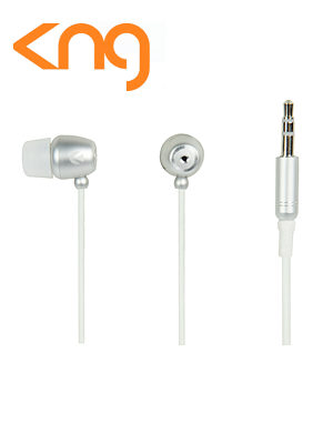 KNG Cyclone Silver Inner Tornado Earphones KNG-2120
