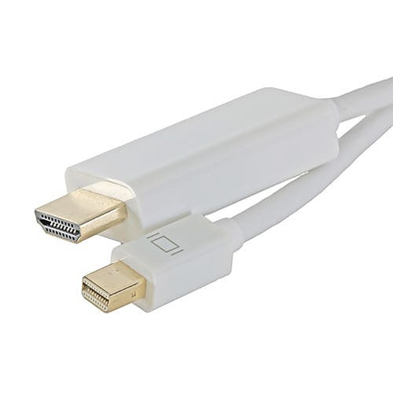 Mini DisplayPort to HDMI Cable White, 2m, White