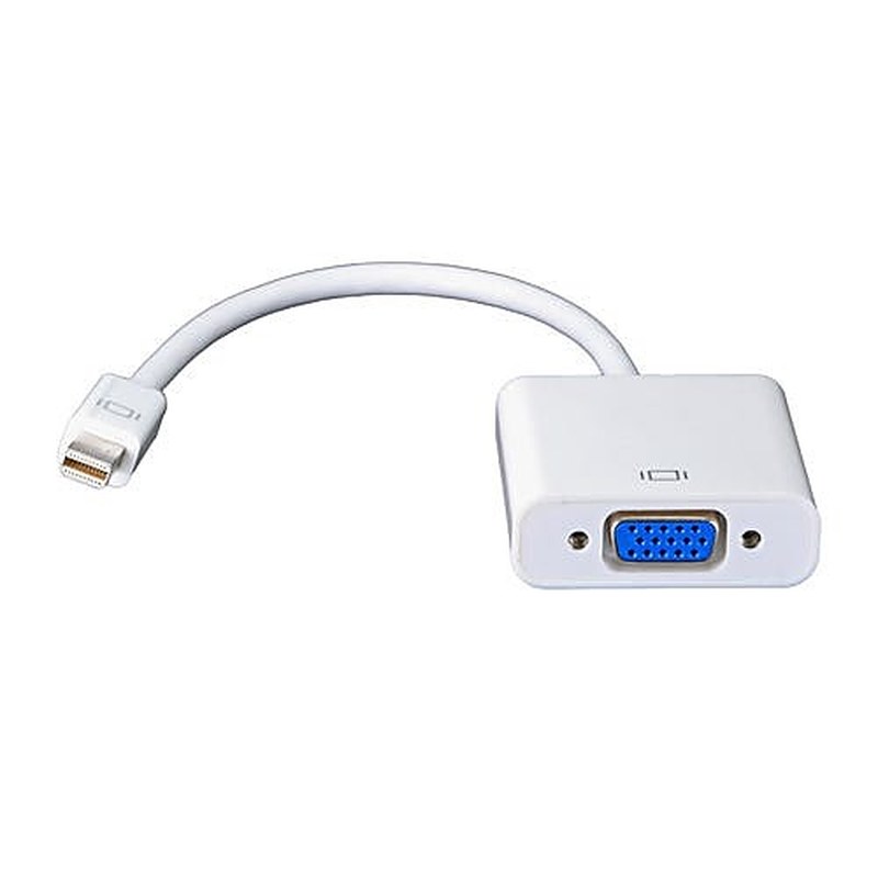 Mini DisplayPort to VGA Adapter 20cm White