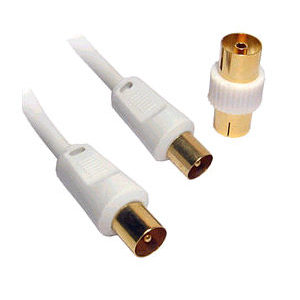 Nimbus 20m Long TV Aerial Cable White AE20W Nimbus 20m Long TV Aerial Cable White AE20W