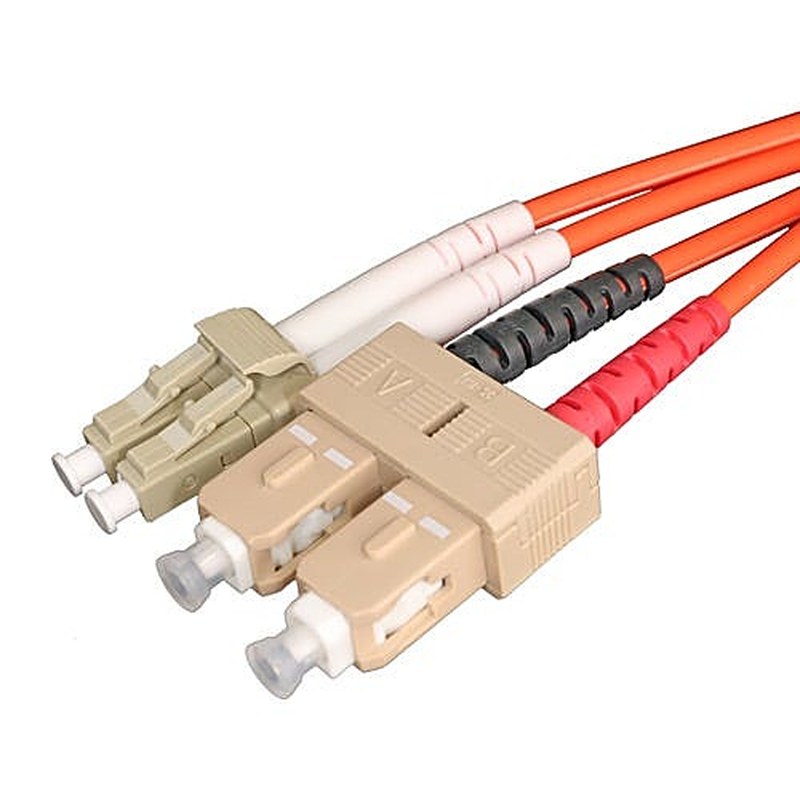 OM1 LC-SC Multimode Duplex Fibre Patch Lead