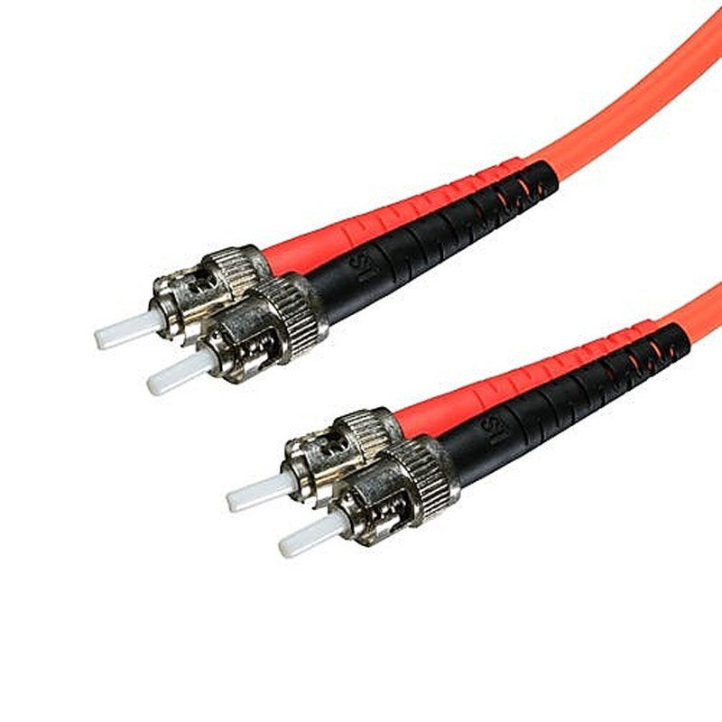 OM1 ST-ST Multimode Duplex Fibre Patch Lead