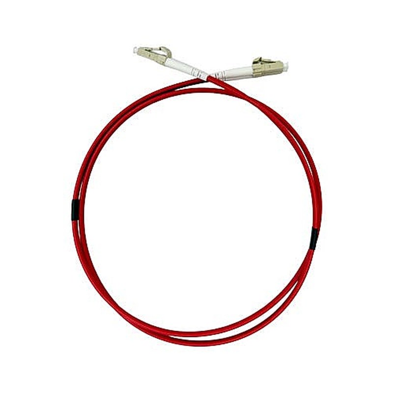 OM4 LC-LC Multimode Duplex Fibre Patch Lead, 5m, Red