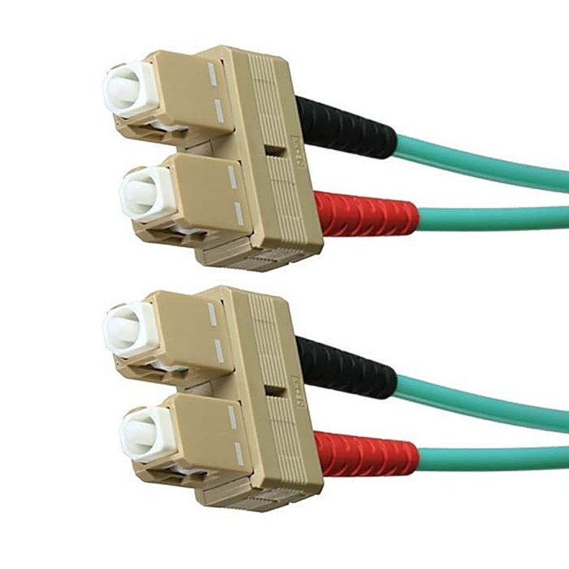 OM4 SC-SC Duplex Fibre Patch Lead 12 Pack