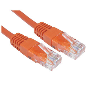 CAT5e Ethernet Cable UTP Full Copper, 3m, Orange