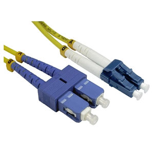 OS2 Single Mode Fibre Patch Lead LC - SC, 3m