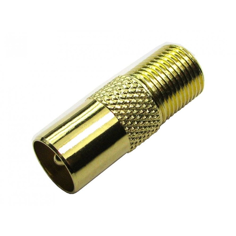 F Socket to Coax Plug F Type to Coax Adapter
