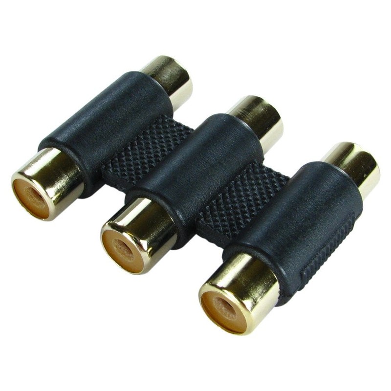 Three RCA Coupler