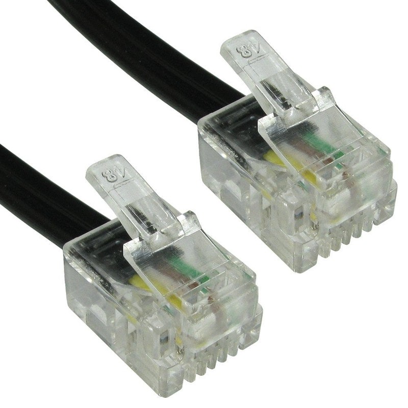 RJ11 to RJ11 Modem Cable