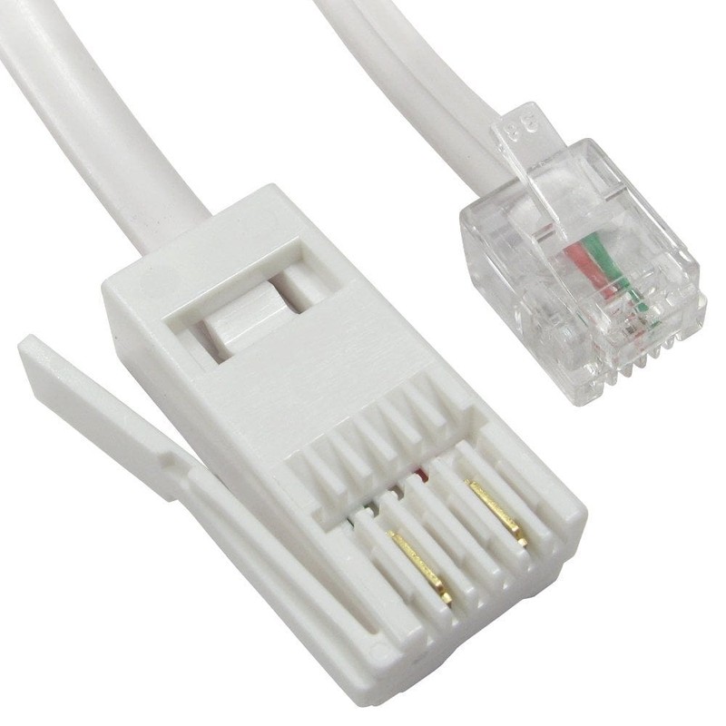 BT to RJ11 Cross Over Cable 2 Wire