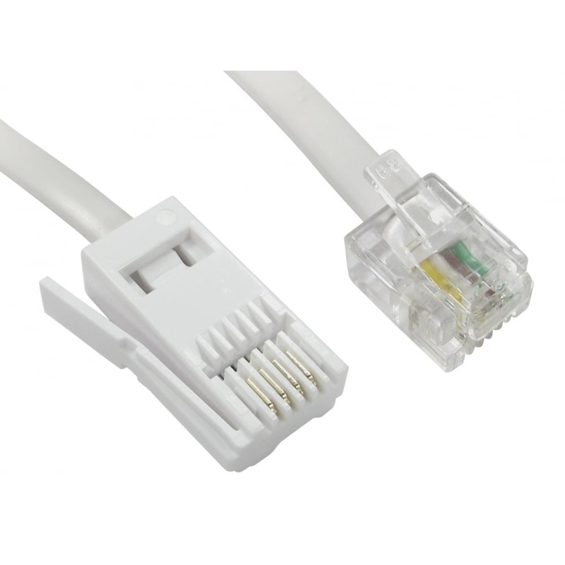 RJ11 to BT Crossover Cable, 4 Wire