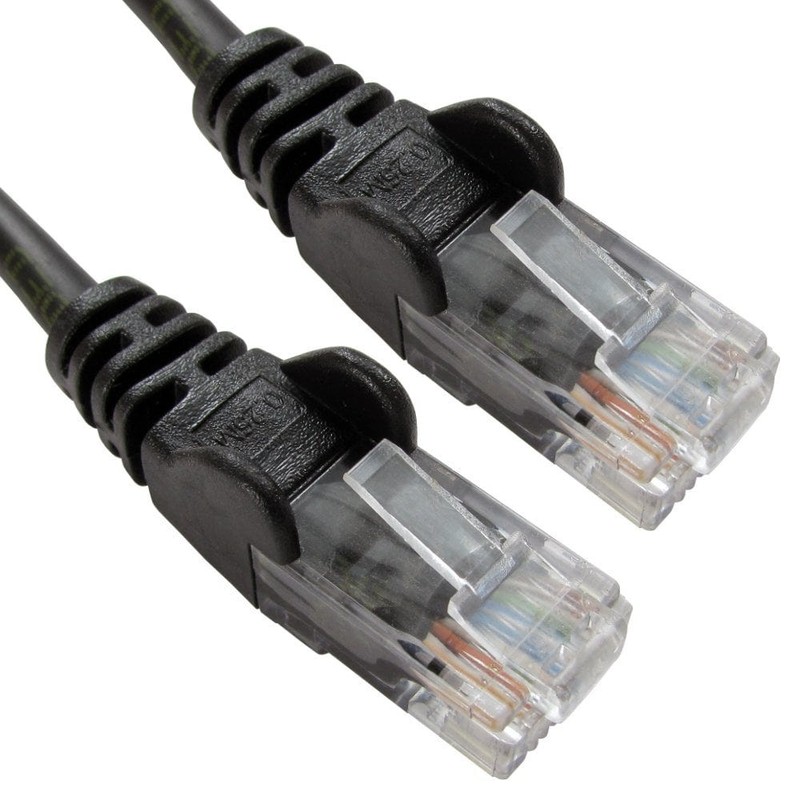 CAT5e Economy Network Cable, 1.5m, Black