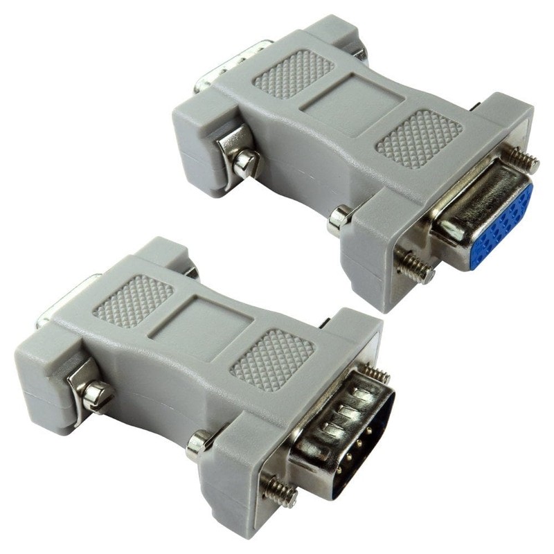 D9 (M) to HD15 (F) VGA Adapter