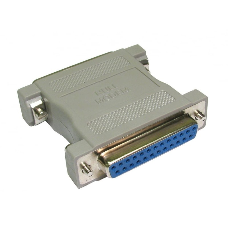 D25 (M) to D25 (F) Null Modem Adapter