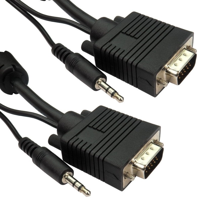 VGA & 3.5mm Cable PC to TV Lead