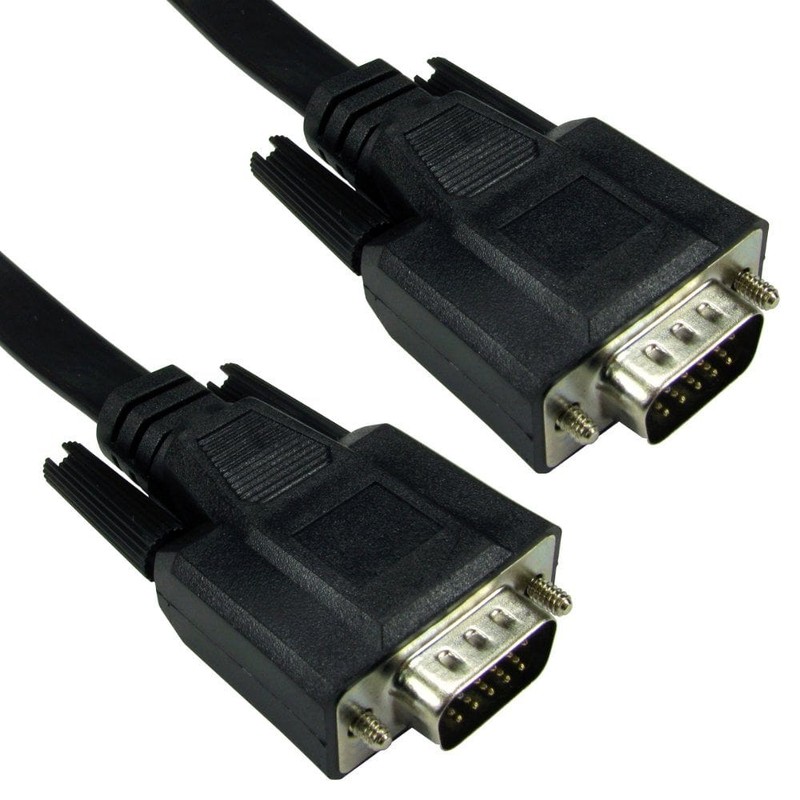Flat SVGA Cable Male to Male