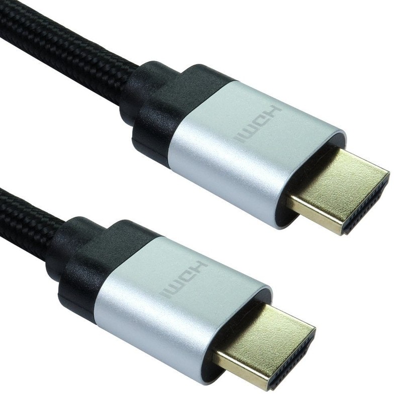 8K HDMI Cable, 2m, Silver