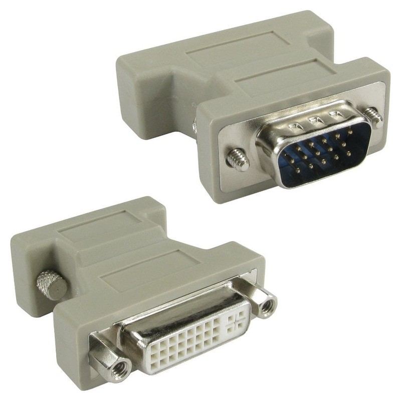 DVI to VGA Adapter DVI-I Female to VGA Male