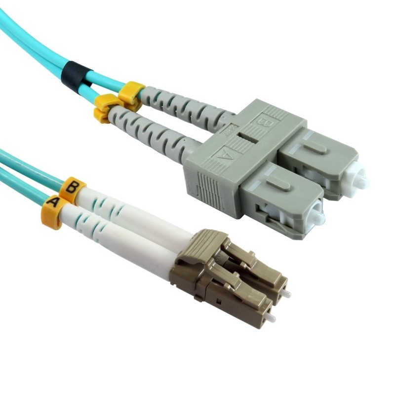 LC - SC 50/125 OM3 Fibre Optic Patch Cable