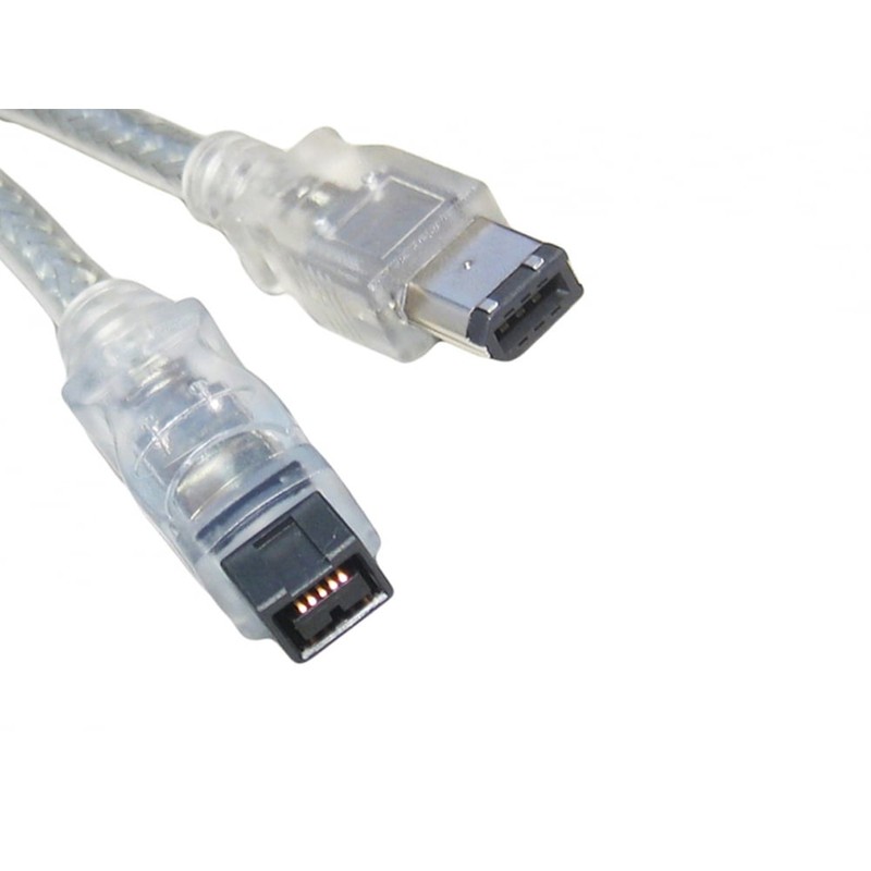 2m Firewire 9 Pin (M) to 6 Pin (M) Cable