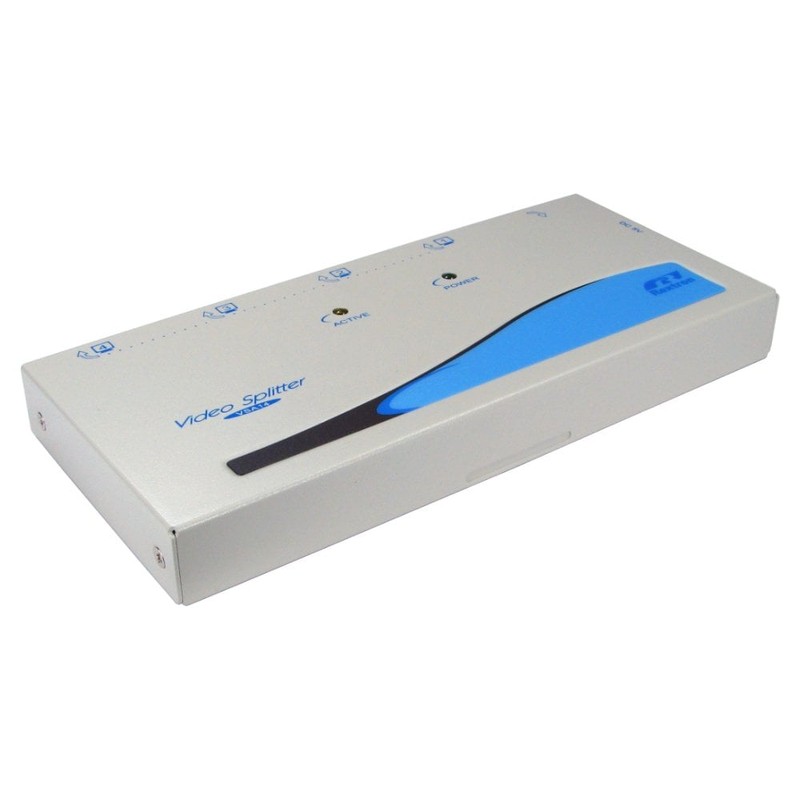 VGA Splitter 4 Port Connect a PC to 4 Monitors VSA14