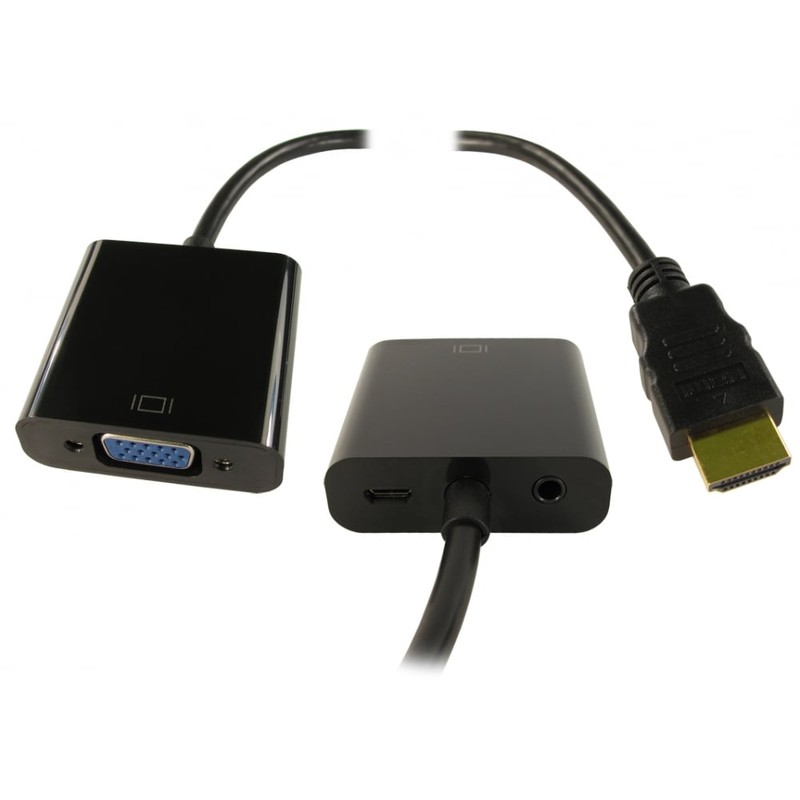 HDMI to VGA Converter with Audio and USB Power