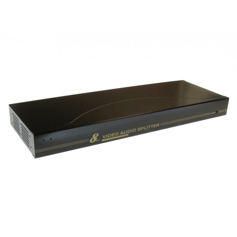 8 Port Rack Mount VGA Splitter with Audio (450 MHz)
