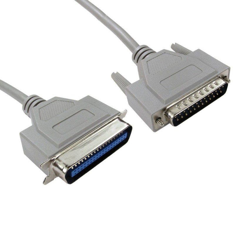 D25 (M) to 36 Centronic (M) Parallel Printer Cable