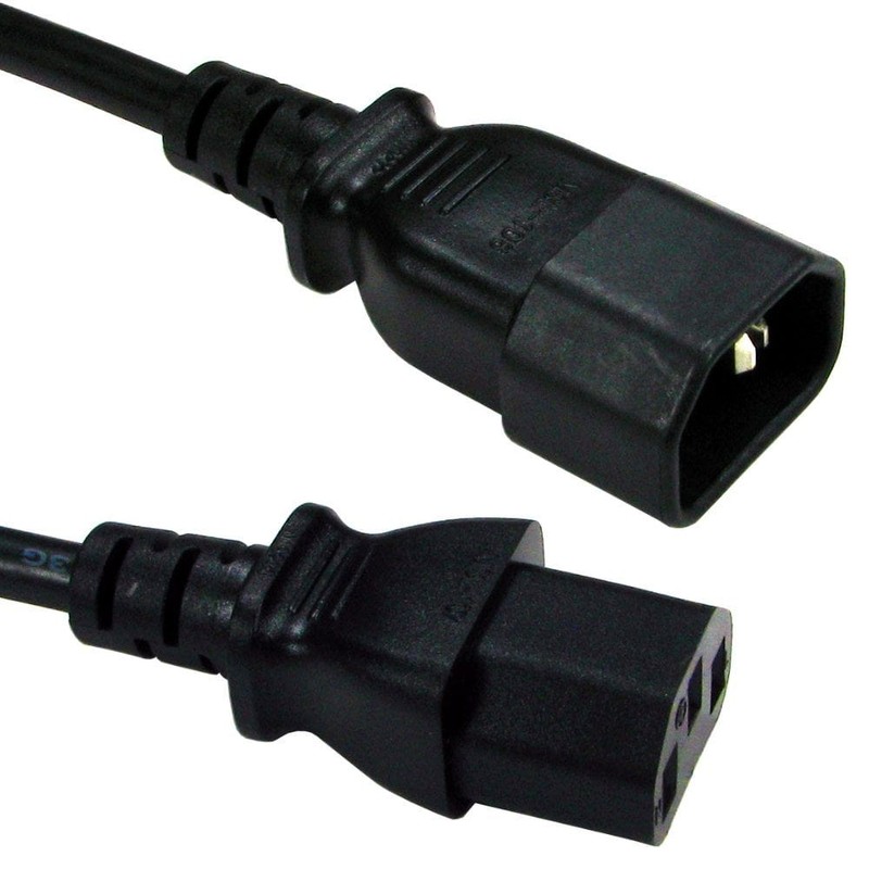 IEC Extension Cable - IEC Male to IEC Female (Kettle)