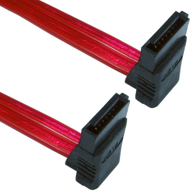 1m SATA v2 Data Cable - Right Angled