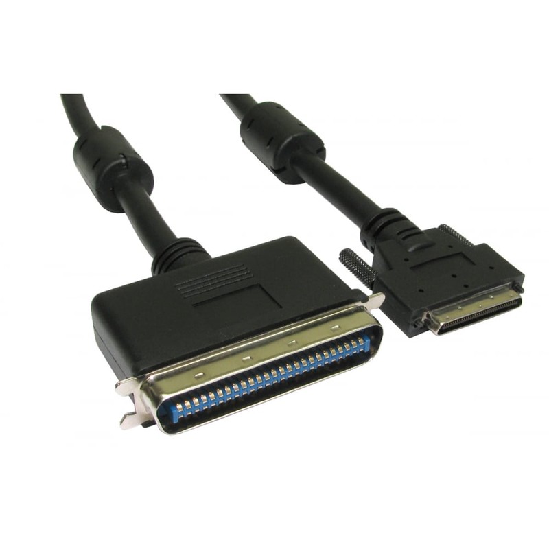 SCSI 1 to SCSI 5 Cable 50 Pin Centronic to 68 Pin VHDCI
