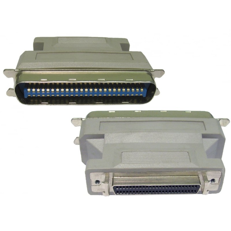 SCSI 1-2 50 Pin Centronic (M) to Half Pitch 50 (F) Adapter