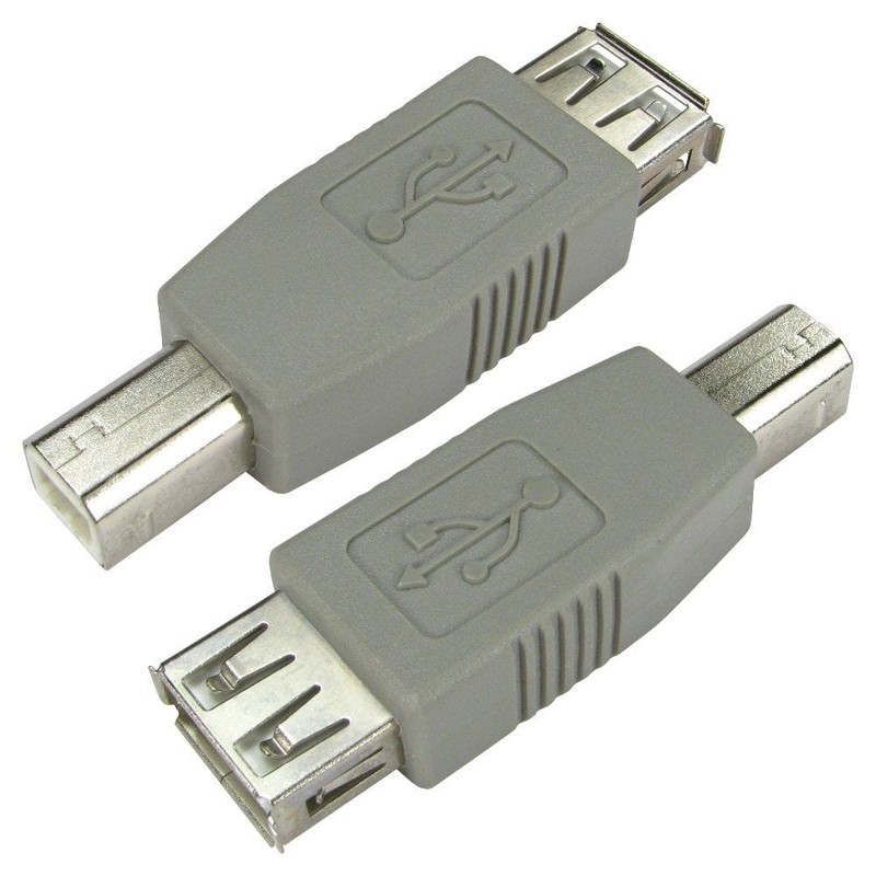 USB 2.0 Gender Changer A Female B Male