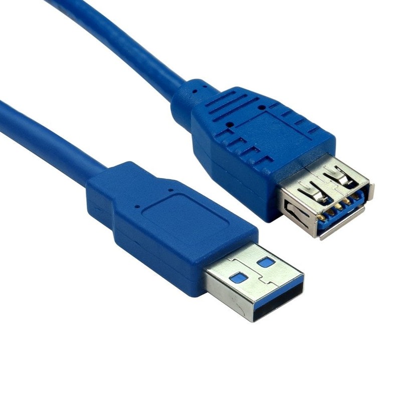 USB 3.0 Extension Cable - Type A Male to A Female, 3m, Blue