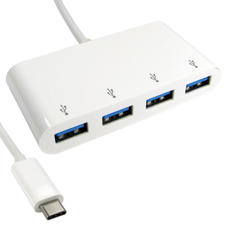 USB Type C 4 Port USB Hub