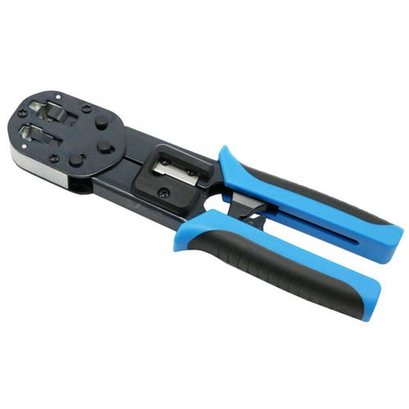 Pass-Through RJ45 Plug Crimp Tool