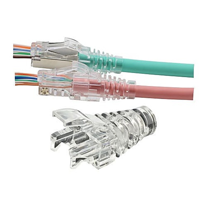 RJ45 Boots for Pass-Through Plugs 50 Pack