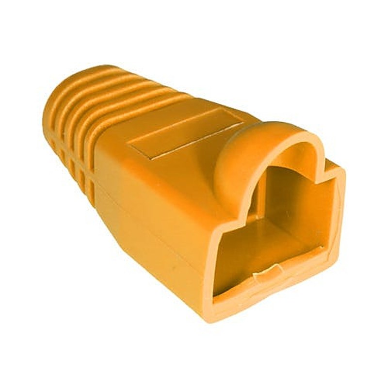 RJ45 Bubble Boots 6mm 50 Pack, x50, Orange