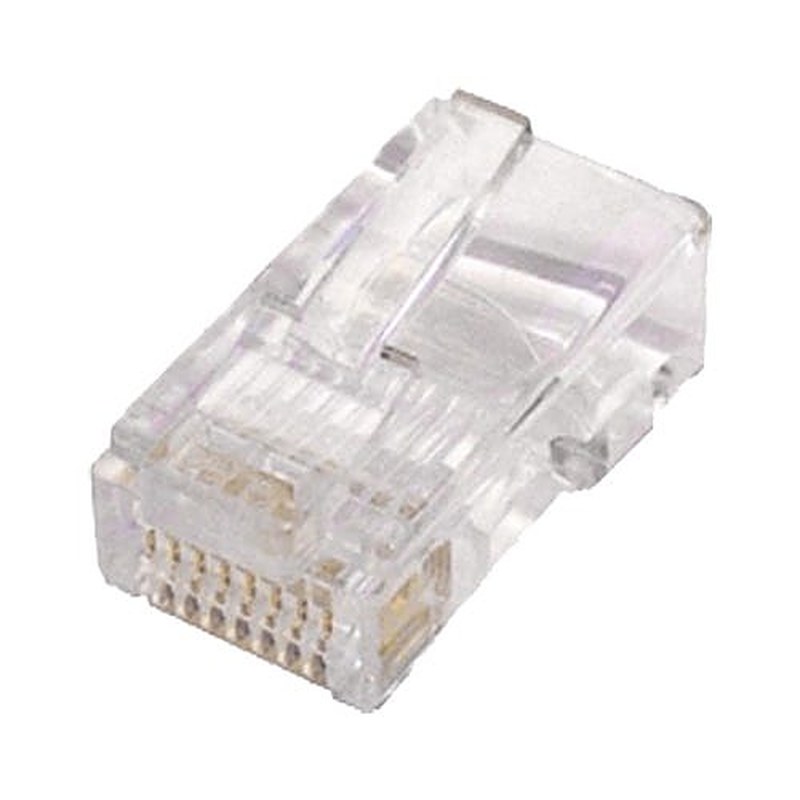 RJ45 UTP Crimp Plugs for Stranded Cable 50 Pack