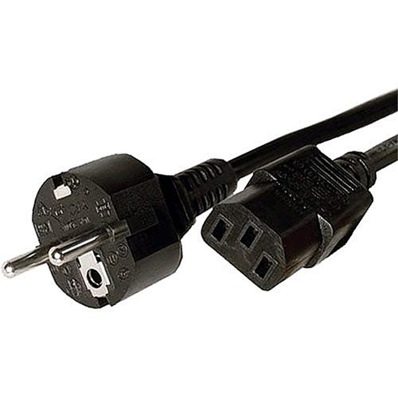 Schuko to C13 Power Lead 2m Black