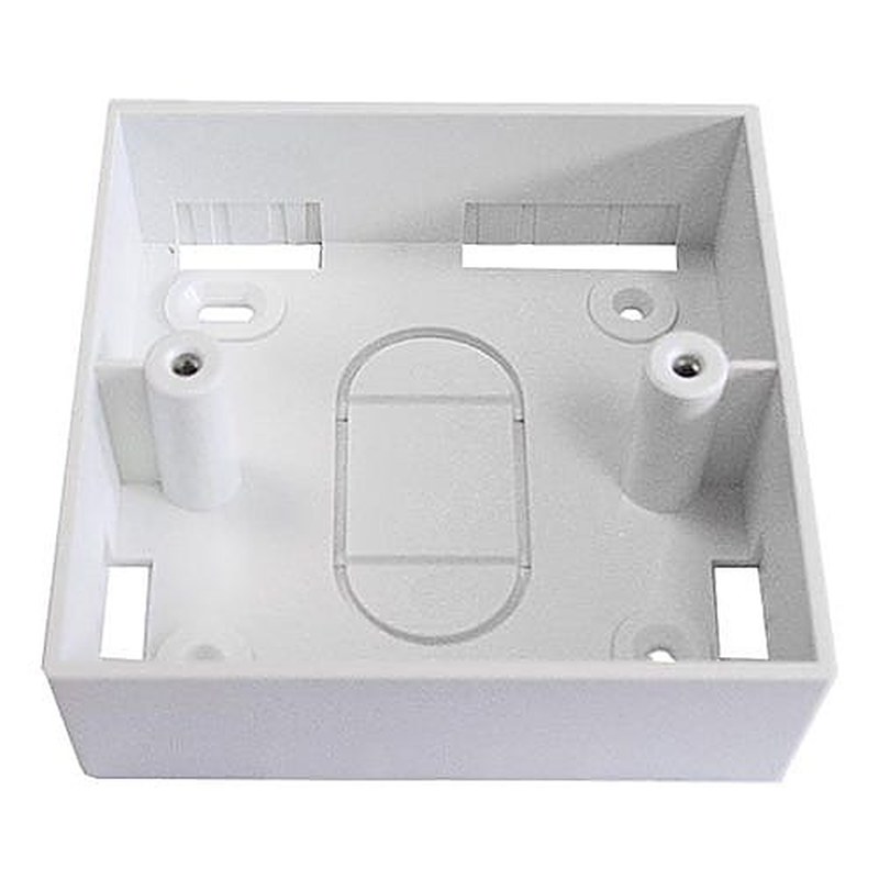 Single Gang PVC Back Box 27mm 10 Pack