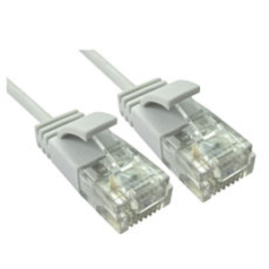 2m Slim Economy 6 Gigabit Patch Cable Patch Cable - White