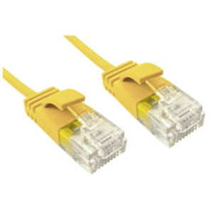 0.5m Slim Economy 6 Gigabit Patch Cable Patch Cable - Yellow