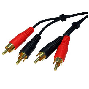 Image of 0.5m Stereo RCA Cable 2x Phono