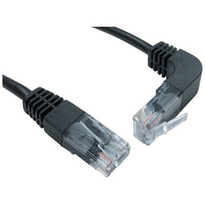 Right Angle Network Cable 90 Degree Up, 0.5m